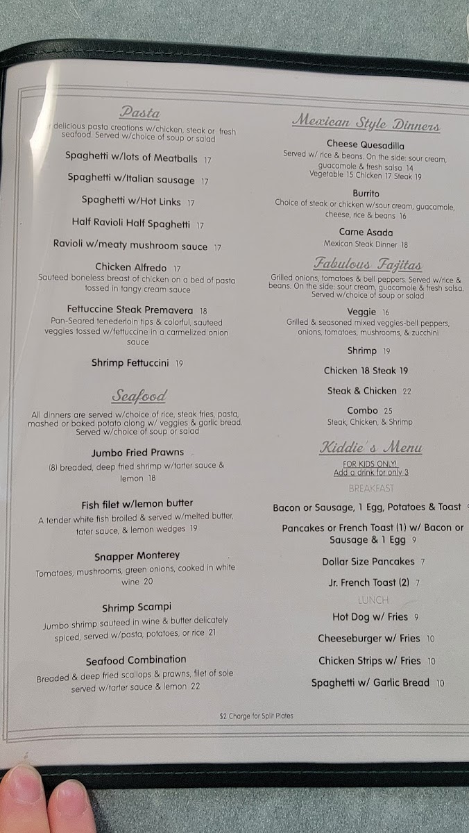 Gunter's Restaurant Menu - Image 4