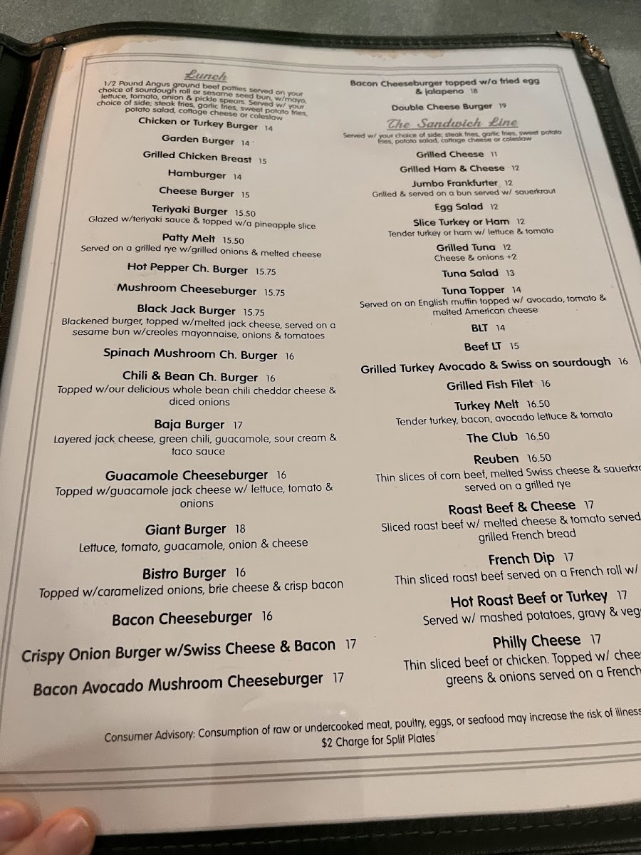 Gunter's Restaurant Menu - Image 6